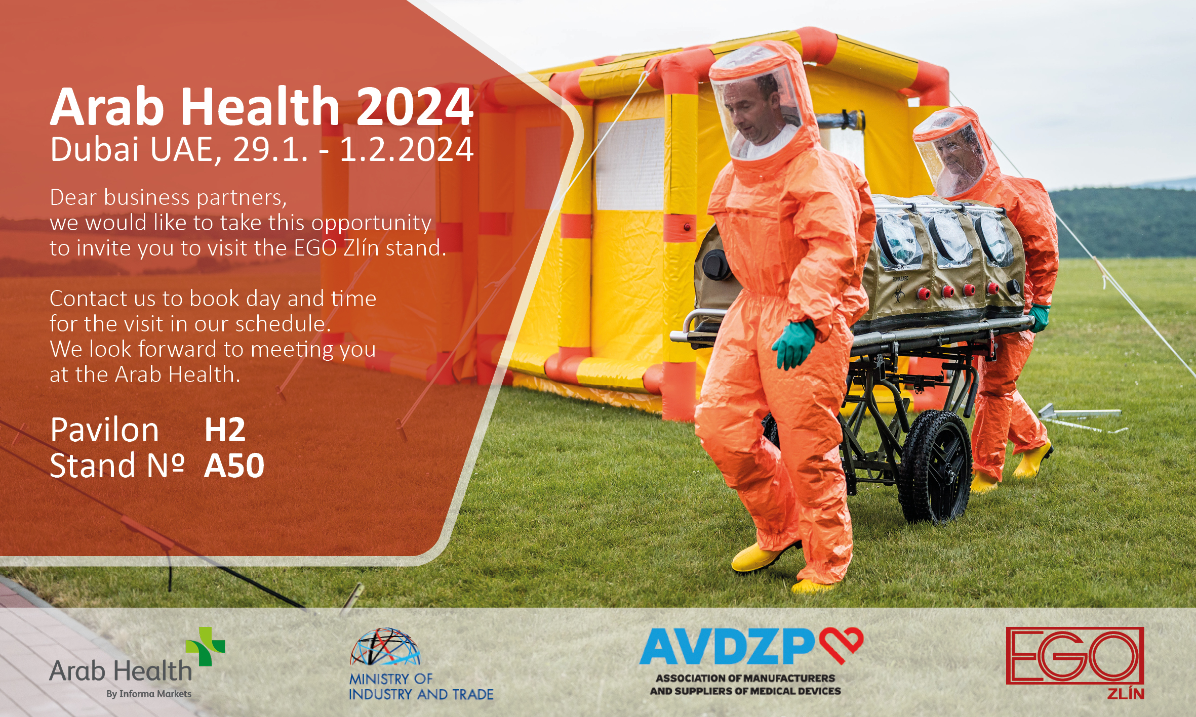 Arab Health 2024, Dubai UAE, 29. 1. - 1. 2. 2024