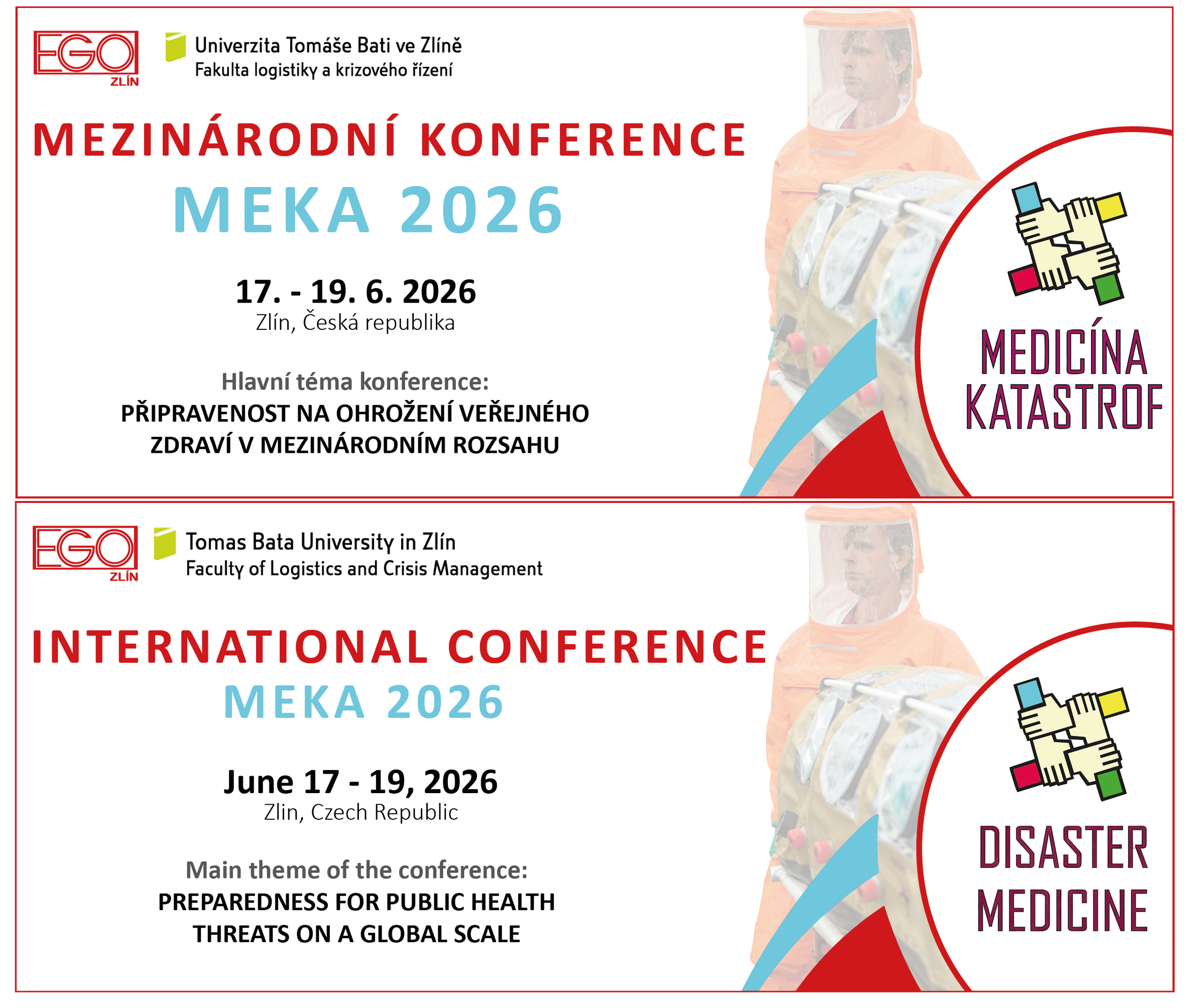 XXV. mezinárodní konference Medicína katastrof (MEKA)